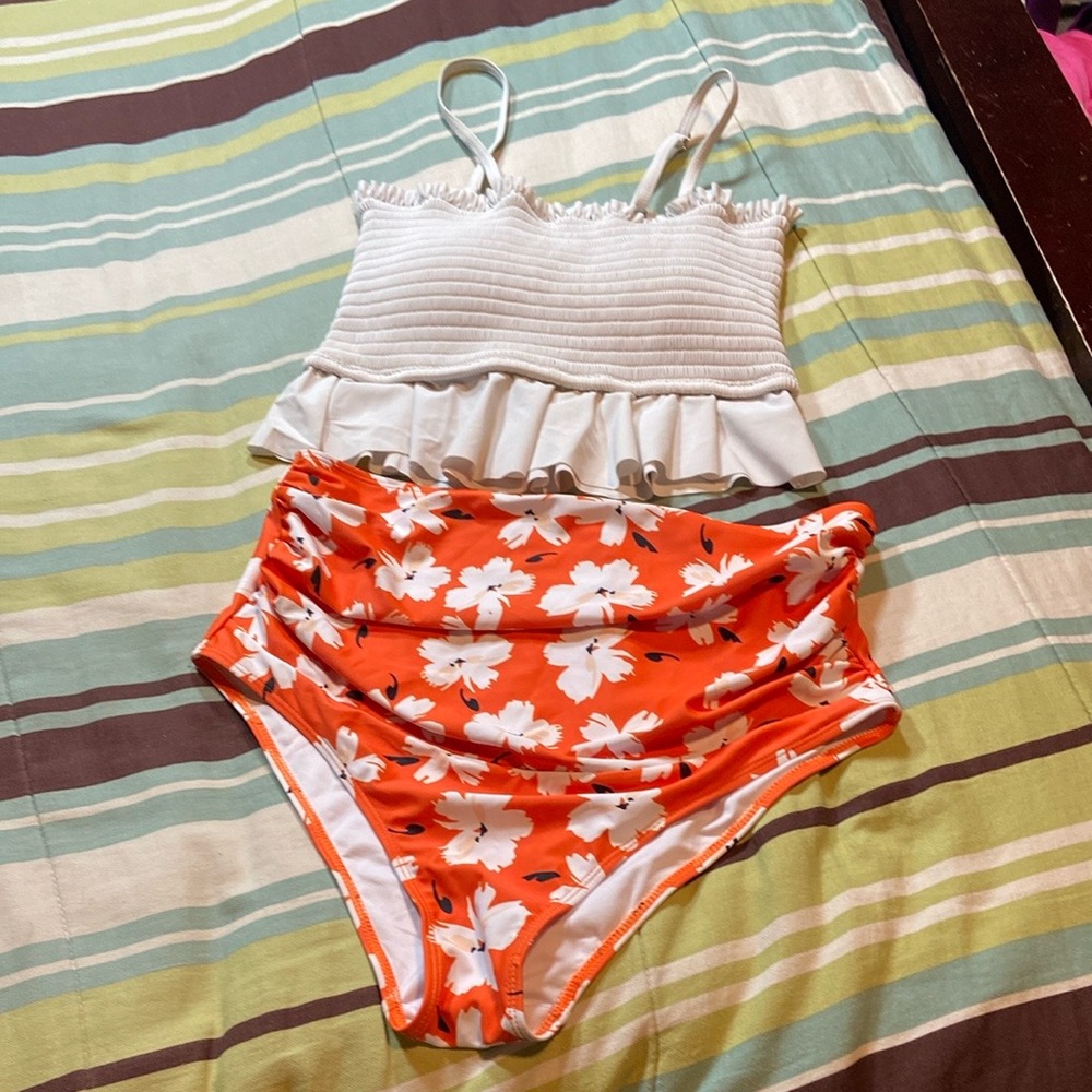 High Waisted Tankini by Summer Mac Brand.  GUC!